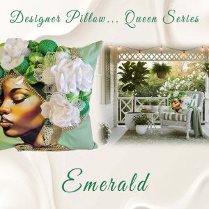 Emerald Designer Pillow (Queen Series)
