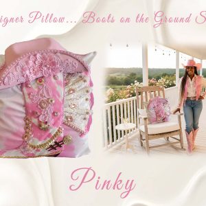 Pinky Designer Pillow (Boots on the Ground Series)